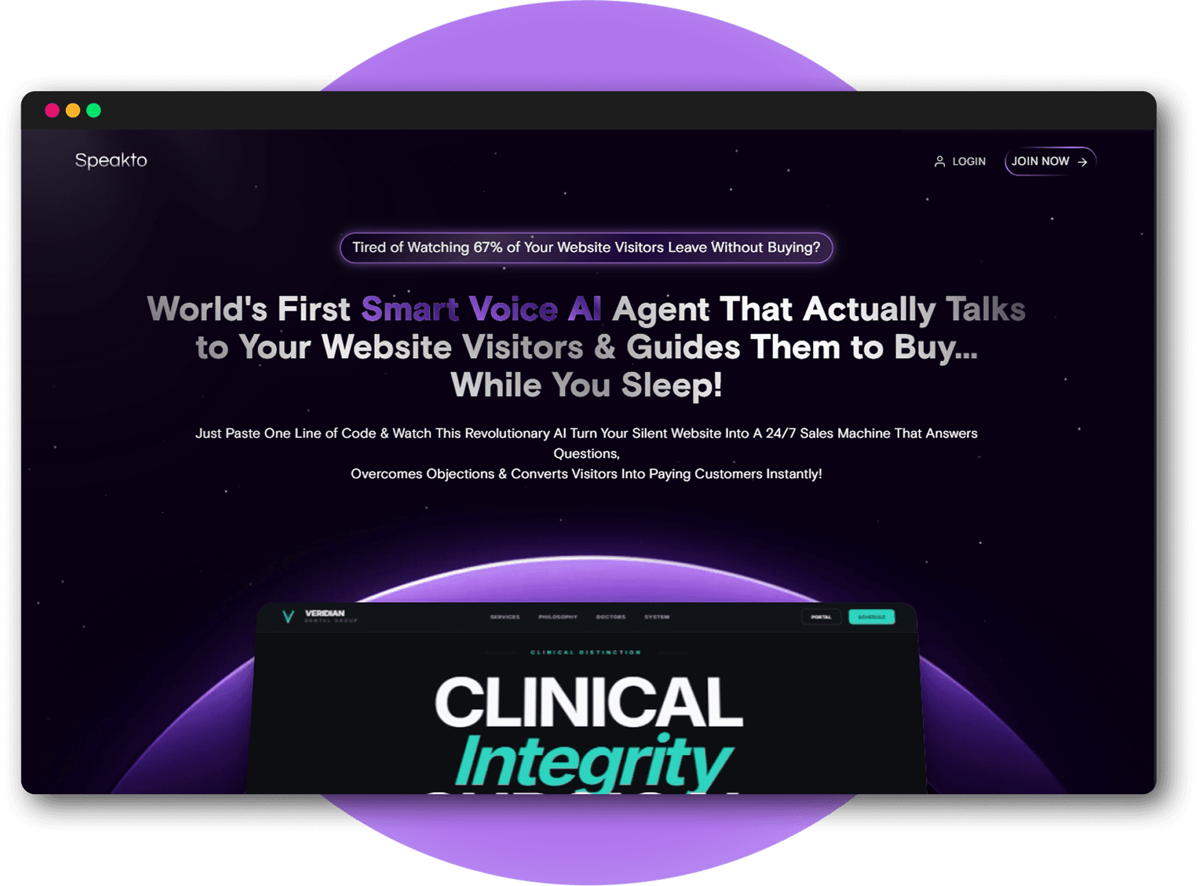 Speakto screenshot 1